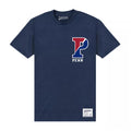 Navy Blue - Front - University Of Pennsylvania Unisex Adult P Logo T-Shirt