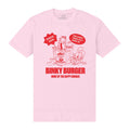 Pink - Front - Garfield Unisex Adult 45 Binky Burger T-Shirt