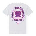 White - Back - Street Fighter Unisex Adult Juri´s Dojo T-Shirt