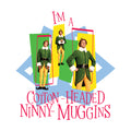 Kelly Green - Side - Elf Unisex Adult Ninny Muggins Retro Sweatshirt