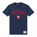 Navy Blue - Front - University Of Pennsylvania Unisex Adult T-Shirt