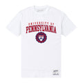 White - Front - University Of Pennsylvania Unisex Adult T-Shirt