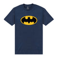 Navy Blue - Front - Batman Unisex Adult Logo T-Shirt