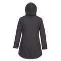 Navy - Back - Portwest Womens-Ladies Carla Soft Shell Jacket