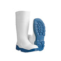 White - Front - Portwest Mens PU Safety Wellington Boots