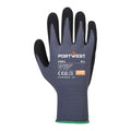 Grey-Black - Back - Portwest Unisex Adult A351 DermiFlex Plus Grip Gloves