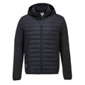 Grey Marl - Front - Portwest Mens KX3 Baffled Hybrid Jacket