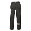 Black - Front - Portwest Mens Slate Holster Pocket Work Trousers