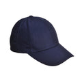 Navy - Front - Portwest 6 Panel Baseball Cap