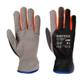 Black-Orange - Front - Portwest Unisex Adult A280 Winter Gloves