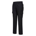 Black - Front - Portwest Mens Combat Stretch Slim Combat Trousers