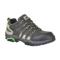 Grey - Front - Portwest Mens Steelite Loire Suede Low Cut Safety Trainers