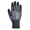 Blue-Black - Front - Portwest Unisex Adult AP18 - SG Cut C15 Nitrile Safety Gloves (Pack of 12)