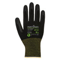 Black-Yellow - Front - Portwest Unisex Adult AP10 - NPR15 Nitrile Foam Safety Gloves (Pack of 12)