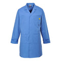 Hamilton Blue - Front - Portwest Unisex Adult Anti-Static Coat