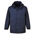 Navy - Front - Portwest Mens Oban Fleece Lined Jacket