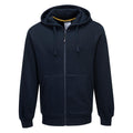 Navy - Front - Portwest Mens Nickel Full Zip Hoodie