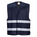 Navy - Front - Portwest Unisex Adult Iona Hi-Vis Vest