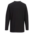 Black - Back - Portwest Mens Long-Sleeved T-Shirt