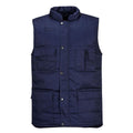 Navy - Front - Portwest Mens Shetland Body Warmer