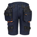 Dark Navy - Front - Portwest Mens Holster Pocket Shorts