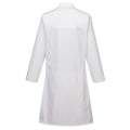 White - Back - Portwest Womens-Ladies Work Coat