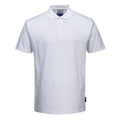 White - Front - Portwest Mens Anti-Static Polo Shirt