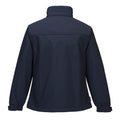 Navy - Back - Portwest Womens-Ladies Charlotte Soft Shell Jacket