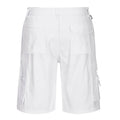 White - Back - Portwest Mens Painters Shorts