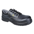 Black - Front - Portwest Mens Lace Compositelite Safety Shoes