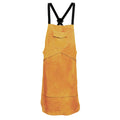 Tan - Front - Portwest Welding Leather Apron