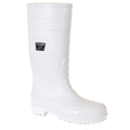 White - Front - Portwest Mens Safety Wellington Boots