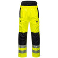 Yellow-Black - Front - Portwest Mens PW3 Extreme Hi-Vis Waterproof Trousers