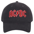 Black - Back - Amplified AC-DC Logo Baseball Cap