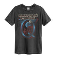 Charcoal - Front - Amplified Unisex Adult Age Outer Space Queens Of The Stone Age Vintage T-Shirt