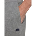 Grey Marl - Lifestyle - Raging Bull Mens Cuffed Jogging Bottoms