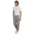 Grey Marl - Close up - Raging Bull Mens Cuffed Jogging Bottoms