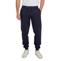 Navy - Front - Raging Bull Mens Cuffed Jogging Bottoms