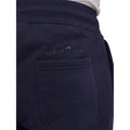 Navy - Side - Raging Bull Mens Cuffed Jogging Bottoms