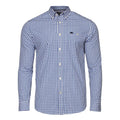 Navy - Front - Raging Bull Mens Gingham Classic Long-Sleeved Shirt