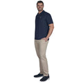 Navy - Side - Raging Bull Mens Golf Tech Polo Shirt