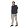 Black - Side - Raging Bull Mens Golf Tech Polo Shirt