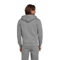 Grey Marl - Back - Raging Bull Mens Classic Zip Front Hoodie