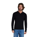 Black - Lifestyle - Raging Bull Mens Knitted Classic Polo Shirt