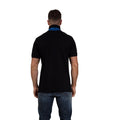 Black - Back - Raging Bull Mens Classic Organic Polo Shirt