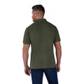 Army Green - Back - Raging Bull Mens Classic Organic Polo Shirt