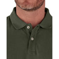 Army Green - Side - Raging Bull Mens Classic Organic Polo Shirt