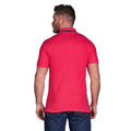 Vivid Pink - Back - Raging Bull Mens Classic Organic Polo Shirt