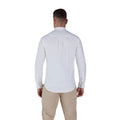 White - Back - Raging Bull Mens Oxford Classic Long-Sleeved Shirt