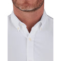 White - Lifestyle - Raging Bull Mens Oxford Classic Long-Sleeved Shirt